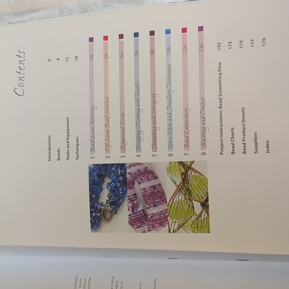 The Beaders Bible Book Comprehensive Guide to Beading Techniques Dorothy Wood - Picture 6 of 12
